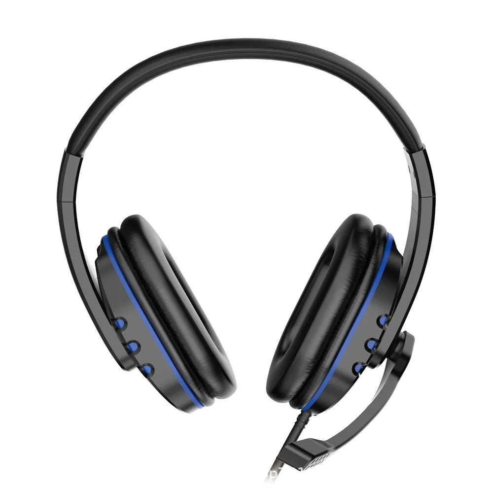 * Gaming Headphones w/ Microphone - 3.5mm Wired, Gaming Headset, Music, For PS4, PC, Chat With Microphone