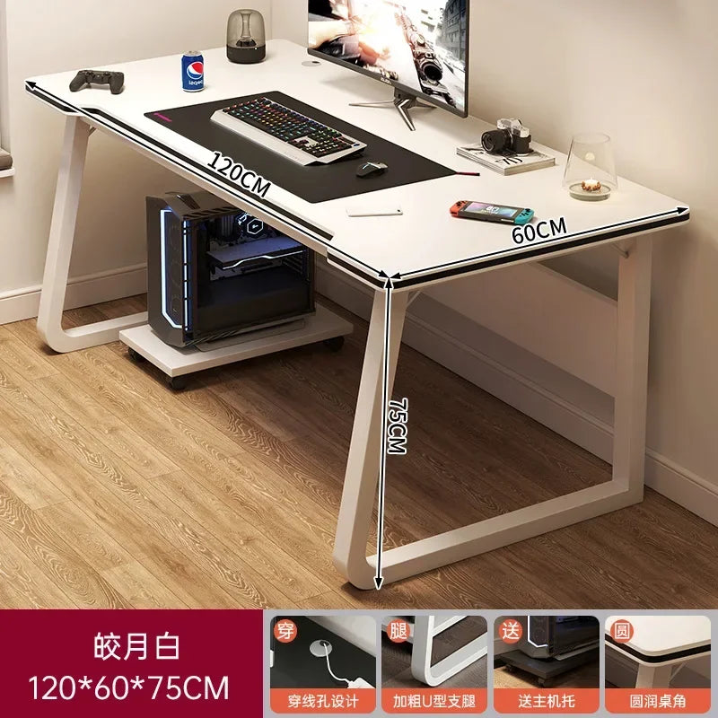 * Computer Gaming Desk - PC Computer Gamer Desk, Ergonomic Workstation, Table for Laptop/Desktop/Computers for Home Offices