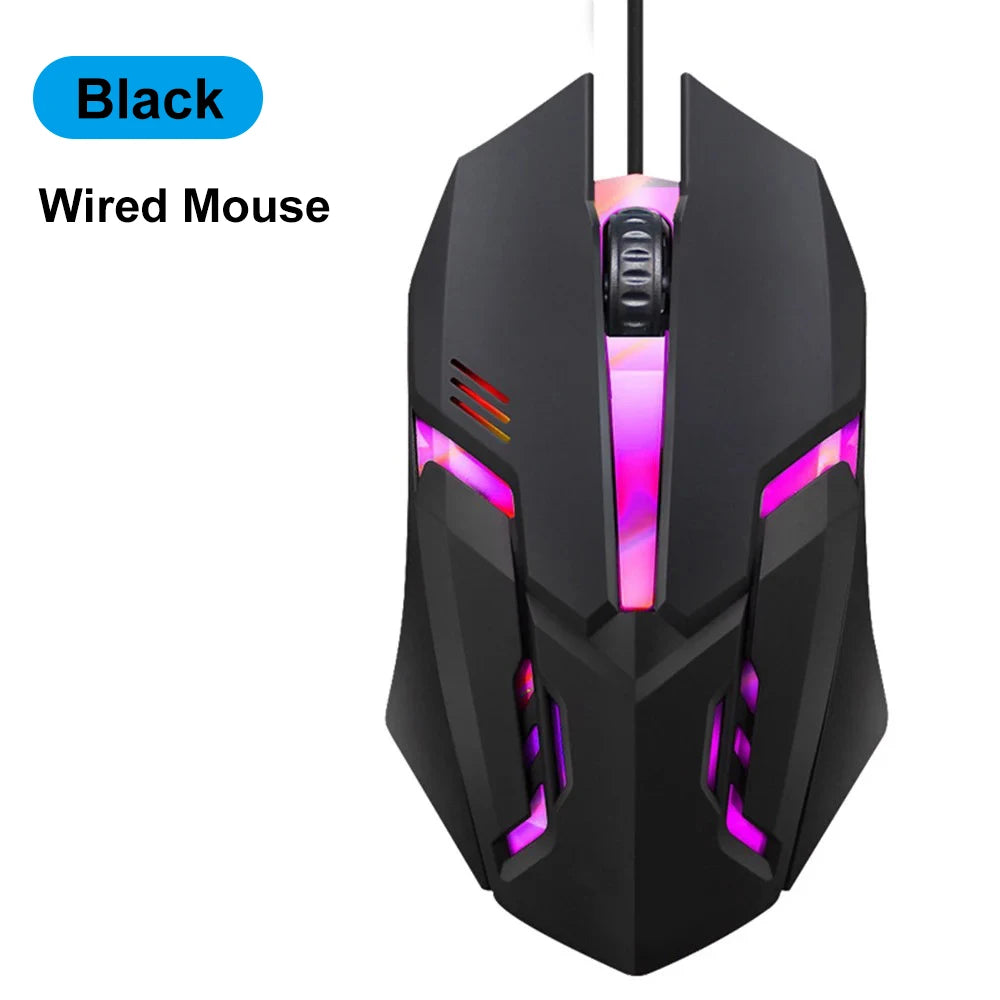 Gaming Computer Mouse #7 - Bluetooth 5.2, RGB, 2.4G Wireless Mouse, Dual-Mode, 6 Buttons, For MacBook Tablet Laptops or Computer