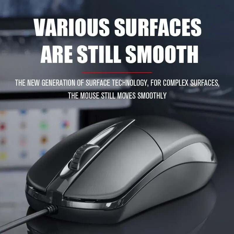 Computer Mouse - Wired USB, Optical Mouse, PC, Laptop, Notebook