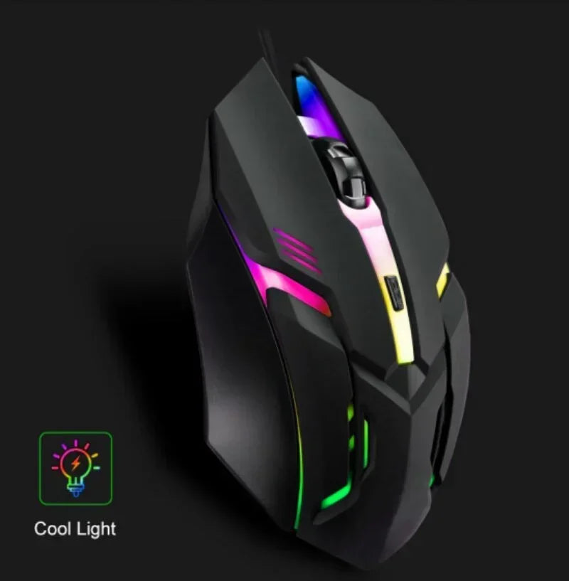 Gaming Computer Mouse #1 - Latest, High-quality, Ergonomic, Desktop, Laptop, 4-button, USB, RGB Backlit