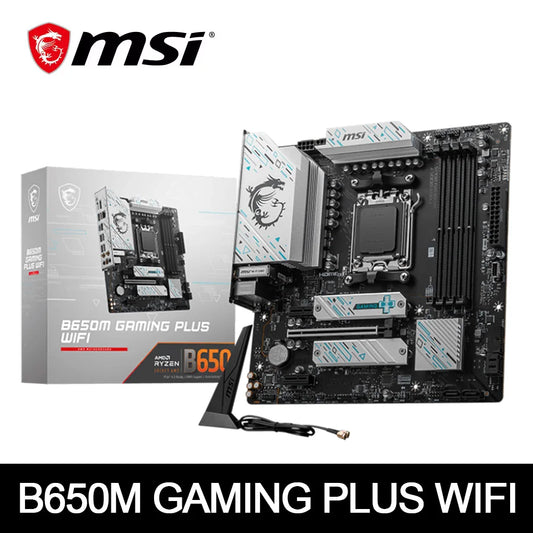 [NEW] MSI B650M GAMING PLUS WIFI - AMD B650 Supports DDR5 7200+MHz (OC) 192GB AMD Ryzen ™ 7000 8000 Series Motherboard Socket AM5