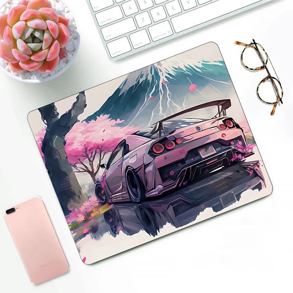 Gaming Mouse Pad #0.3 - 14 Different Styles, 3 Different Sizes, 42 Variants, XS Small Mousepad For PC Gamer, Desktop Luxury, Sports Car Logo