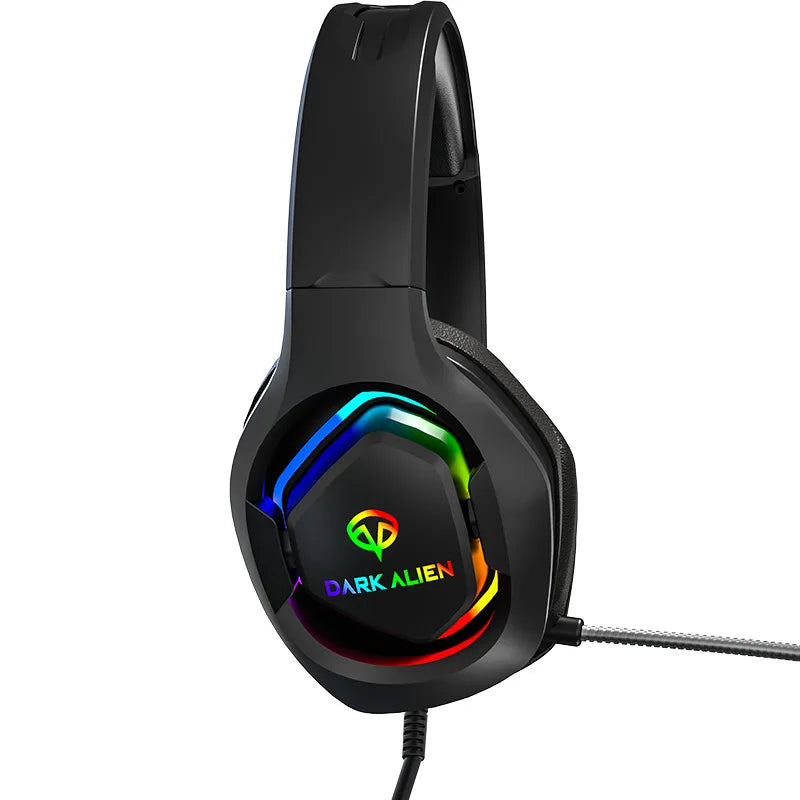 * Gaming Headphones with Microphone - For PC/PS4/PS5, EKSA E1000, 7.1 Surround, RGB Gaming Headset, USB Wired Headphones With Noise Cancelling Microphone